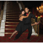 Francis Teri and Carliina Jaurena dancing tango