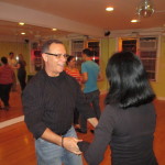 Ray and Fidan salsa dancing at Brooklyn's top salsa dance studio.