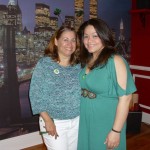 Noelia and Cathy at Brooklyn salsa social.