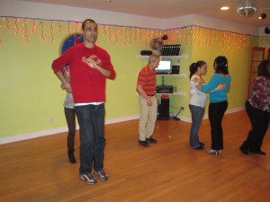 Dance schools in Brooklyn during salsa lessons